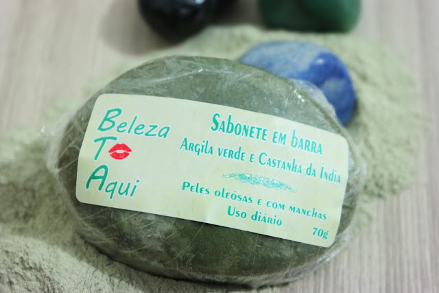 pele oleosa, acne, manchas de pele, sabonete em barra, argila verde, sabonete artesanal, cosmético natural, sabonete em barra argila verde