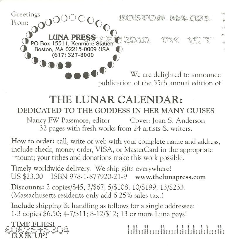 lunar calendar 2011 canada. Lunar Calendar 2011