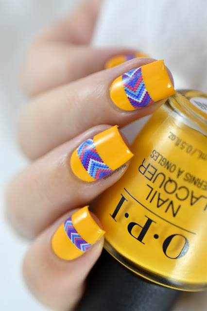 quick and easy aztec nail art