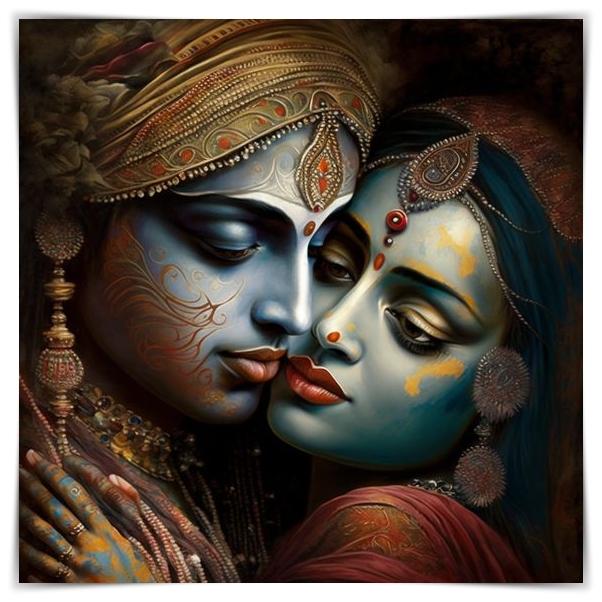 High Quality 3D Radha Krishna Images, Posters, Artwork Wallpaper, 5K Pictures of Hindu Deities