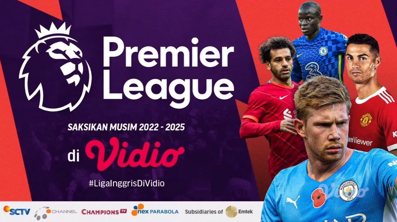 Harga dan Cara Beli Voucher Vidio untuk Nonton Liga Inggris