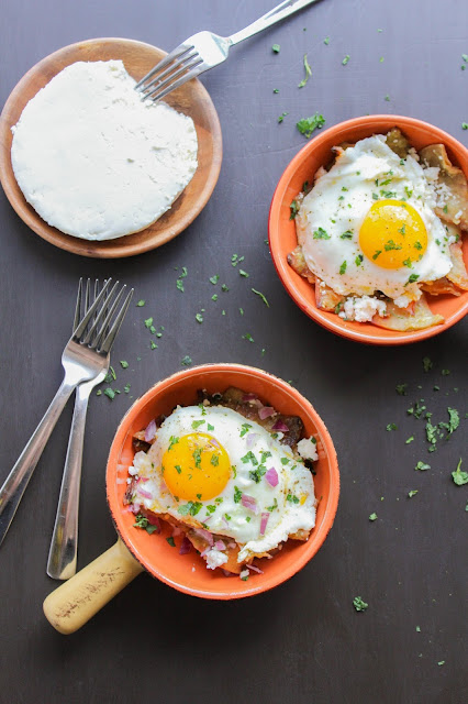 Breakfast Chilaquiles with Eggs | The Chef Next Door