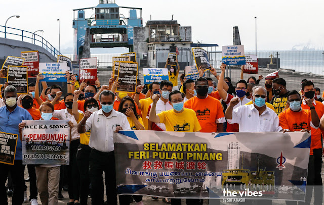 protest penang ferry