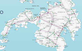 Map of Mindanao Philippines island