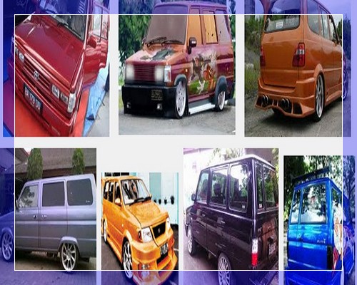 Foto modifikasi kijang super terbaru ceper ban besar bak 