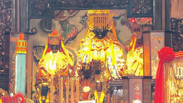 ▲「社頭枋橋頭天門宮」民國101年指定為彰化縣縣定古蹟，其媽祖繞境活動是以聯庄形式祭祀，是一個超越族群、聚落、地域的聯庄組織。（記者林明佑攝）