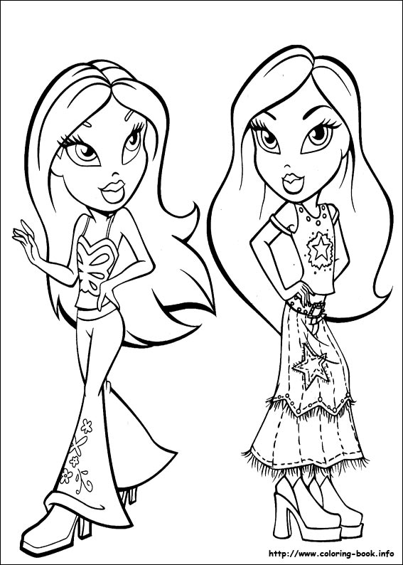 Download Bratz Coloring Pages Free For Kids >> Disney Coloring Pages