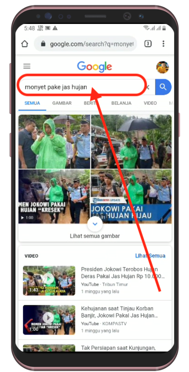 Presiden Jokowi jadi Monyet Pakai Jas Hujan Di Google? Ini Fakta Sebenarnya