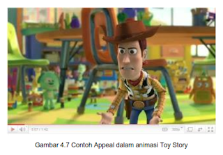 Contoh Appeal dalam animasi Toy Story