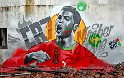 Graffiti Cristiano Ronaldo