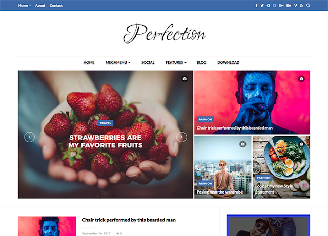 Perfection Blogger Template