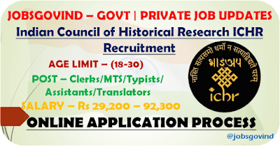 ICHR Recruitment 2023