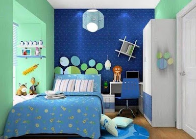 warna cat kamar tidur anak laki-laki terbaru