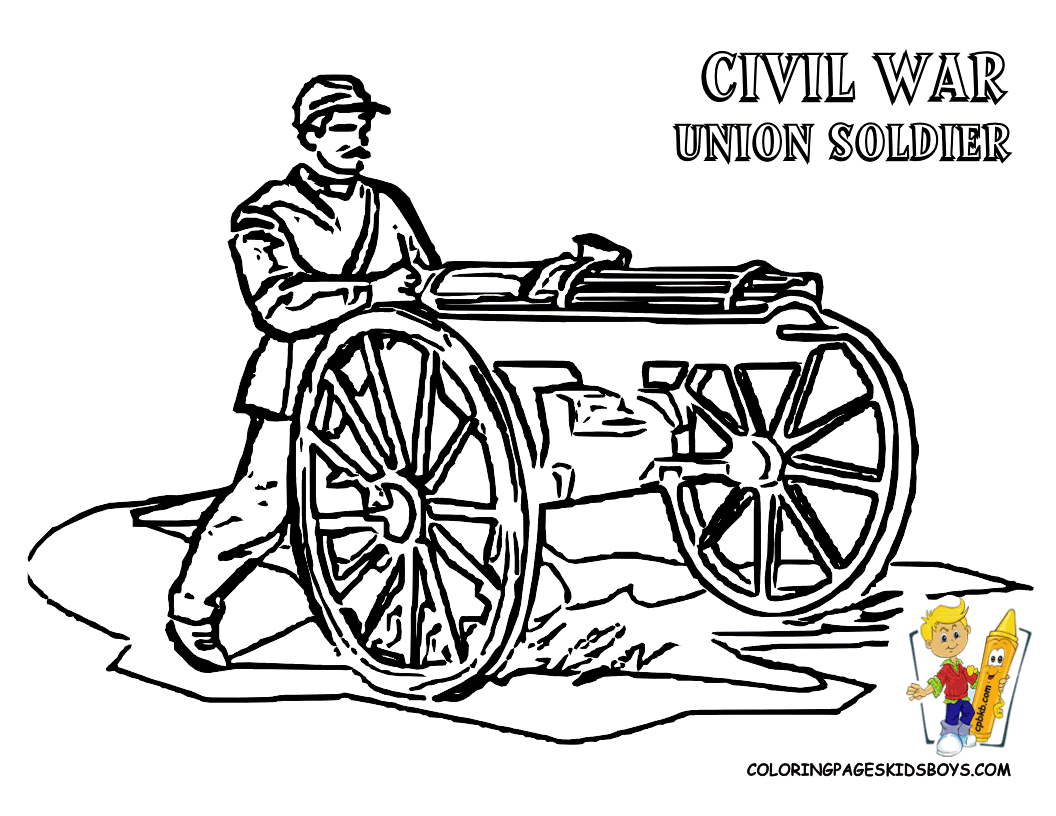 Civil War Coloring Pages 2