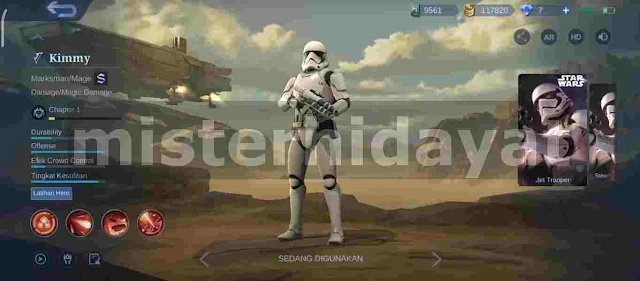 Cara Dapat Skin Kimmy Star Wars Gratis Dengan Script