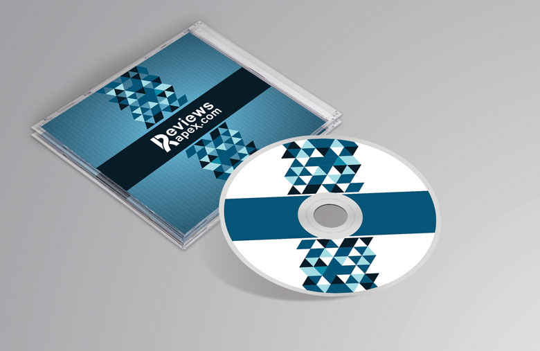 Photorealistic CD Cover and Cardboard MockUp