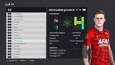 PES 2021 Faces Jonas Svensson