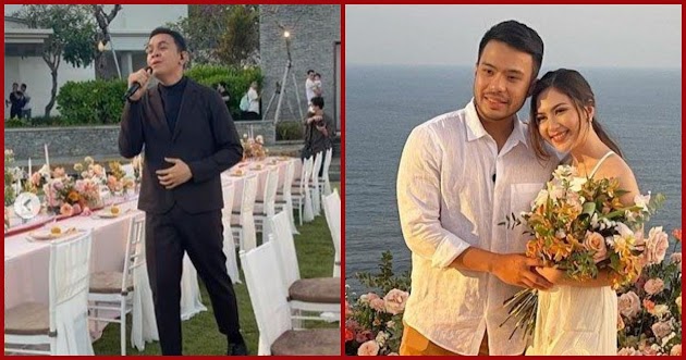 Tulus Dapat Kejutan Ulang Tahun saat Nyanyi di Acara Lamaran Jessica Mila dan Yakup Hasibuan di Bali