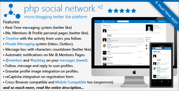 PHP Social Network Platform - CodeCanyon Item for Sale