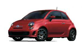 2013 Fiat 500 Turbo Rosso Red