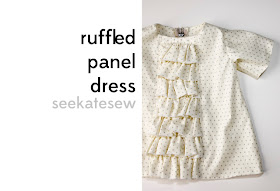 how to make a ruffled panel dress