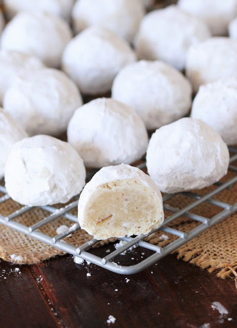 type dough rolled in a coating of confectioners Classic Snowball Cookies