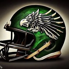 North Texas Mean Green College Football Concept Helmets and Art.