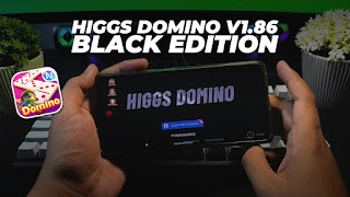 Download Higgs Domino RP 1.86 Mod Apk Tema Black Edition + X8 Speeder