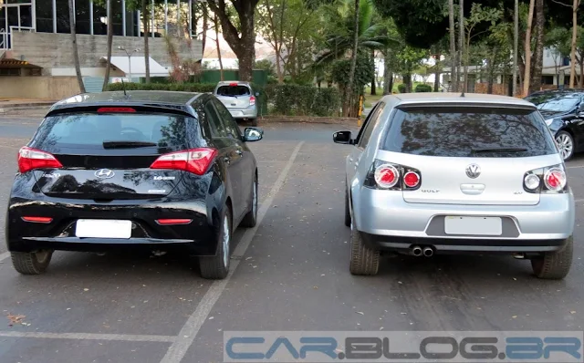 Hyundai HB20 Automático x VW Golf Automático