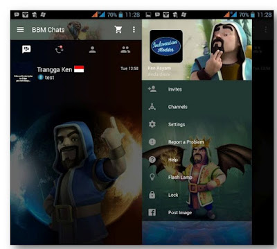 BBM Mod WizardCOC New Versi 2.10.0.35 Clone