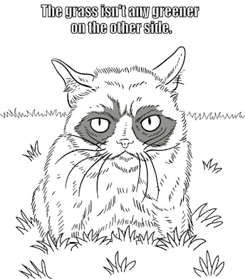 Desenhos para Colorir do Grumpy Cat