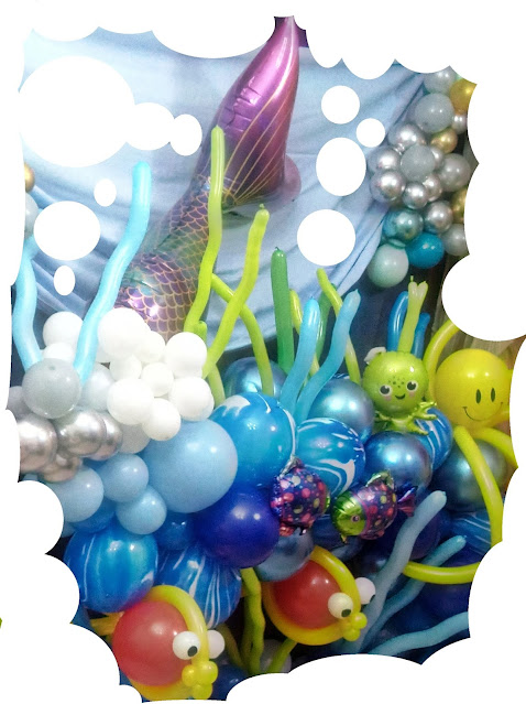 Mermaid's tail is a Grabo foil balloon art number 8055513359017