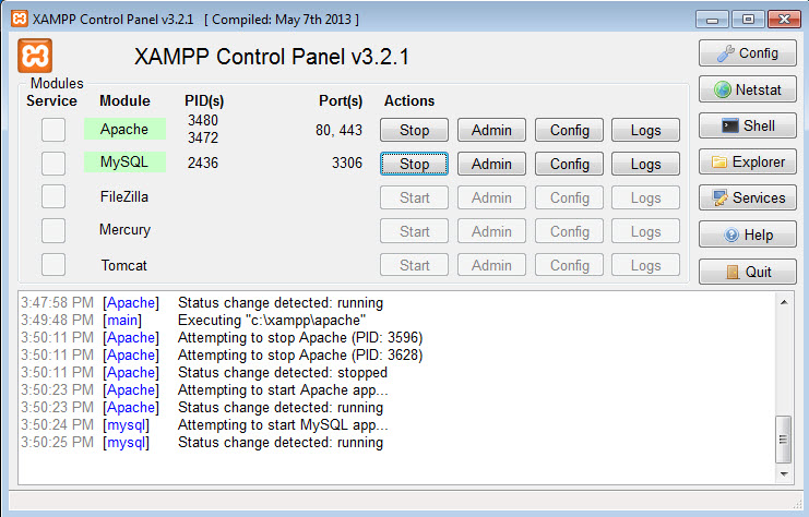 Hướng dẫn cài đặt server ảo bằng phần mềm Xampp