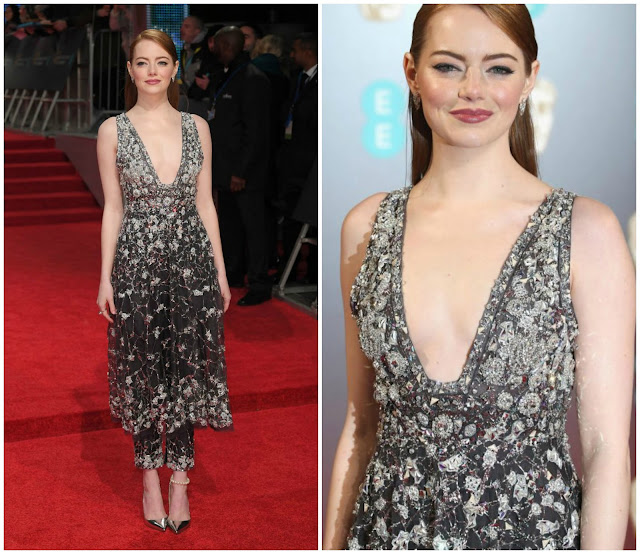 EMMA STONE BAFTAS 2017