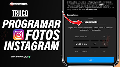 programar fotos instagram