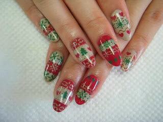 Uñas para Navidad