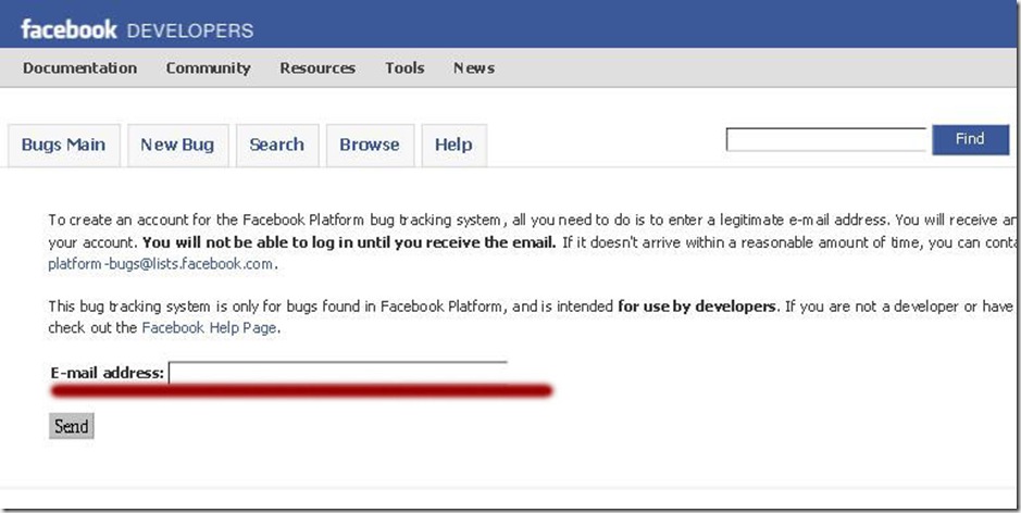 Facebook Platform .-. Create a new Bugzilla account_1256876344100