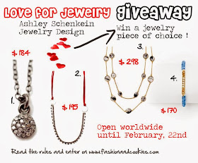 Ashley Schenkein Jewelry Giveaway, $300, Fashion and Cookies