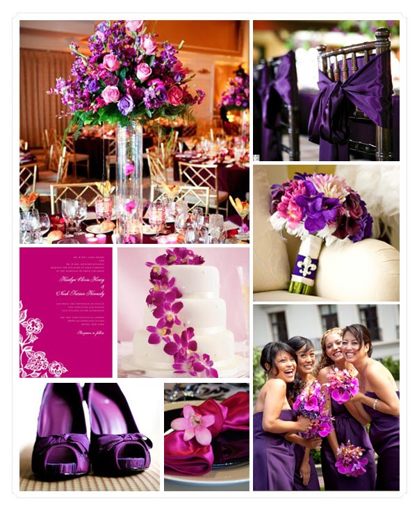 PurpleFuchsia Wedding Inspirations
