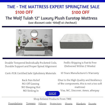 The Mattress Expert Springtime Sale