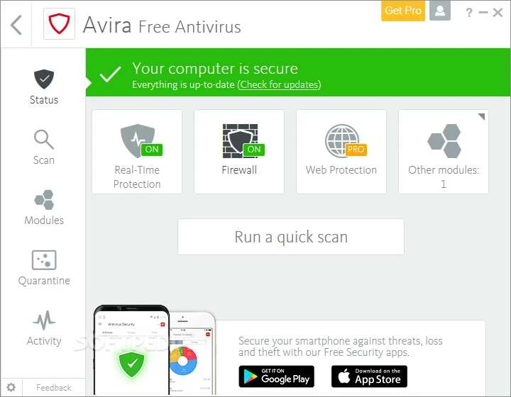 Avira Free Antivirus 15.0 Mei 2019 Free Download