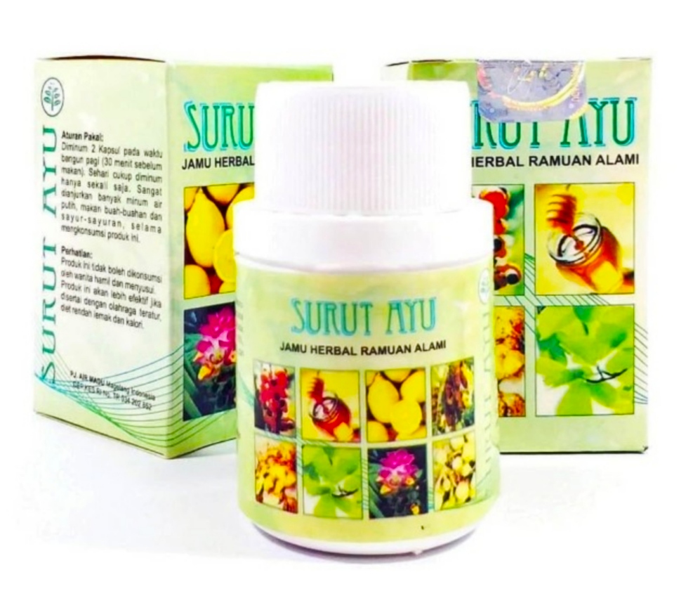 SURUT AYU - Jamu Obat Pelangsing Susut Perut Alami.