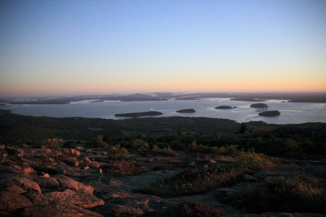 Sunrise Cadillac Mountain, Acadia National Park, Maine USA