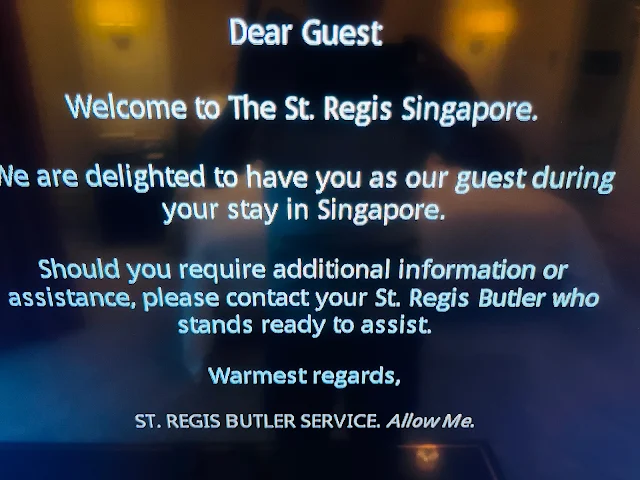 Review: Marriott Bonvoy Platinum Upgrade and Benefits at The St. Regis Singapore