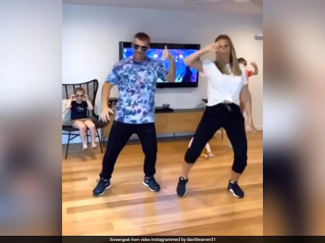 david-warner-news-cricket-wife-were-doing-dance-that-cute-daughter-naughtiness-hits-her-back-desi-gyaan-hindi