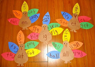  Phonics Turkeys