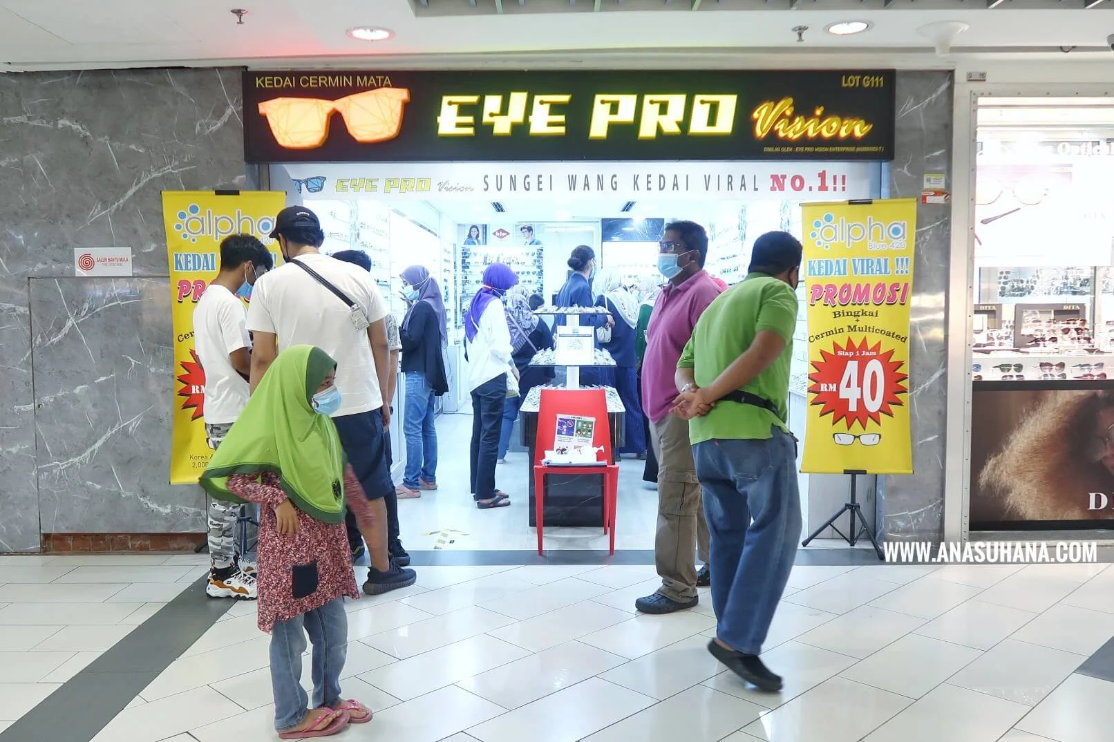 Cermin Mata Murah Dengan Alpha Blue 420 Lens di Eye Pro Vision. Patutlah Jadi Kedai Spek Viral di Malaysia !!