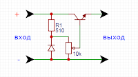 регулятор напряжения на транзисторе