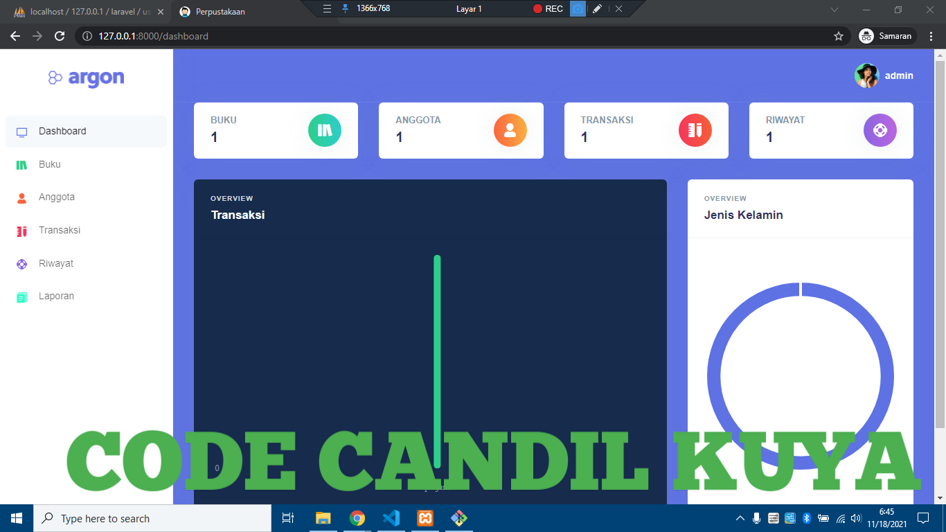 Download Program Perpustakaan √ Source Code Aplikasi Perpustakaan Laravel Berbasis Web - Candil Code