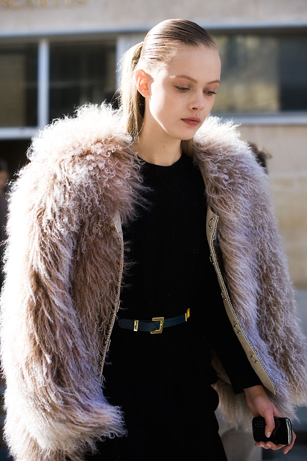 Paris Fashion Week AW 2011...Frida and Abbey Lee